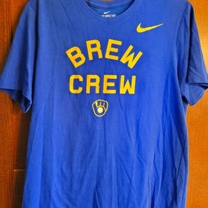 Mens Nike Milwaukee Brewers Tshirt